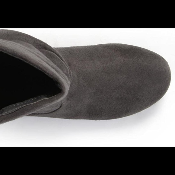 Bonanza Women's Slouchy Microsuede Boots, Sz 7 1/2 - Picture 2 of 14